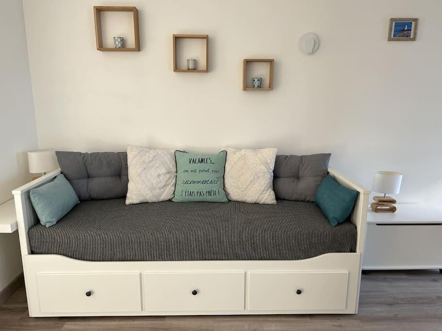 Les Bains Studio Vue Mer เปลเนิฟ-วัล-อ็องเดร ภายนอก รูปภาพ